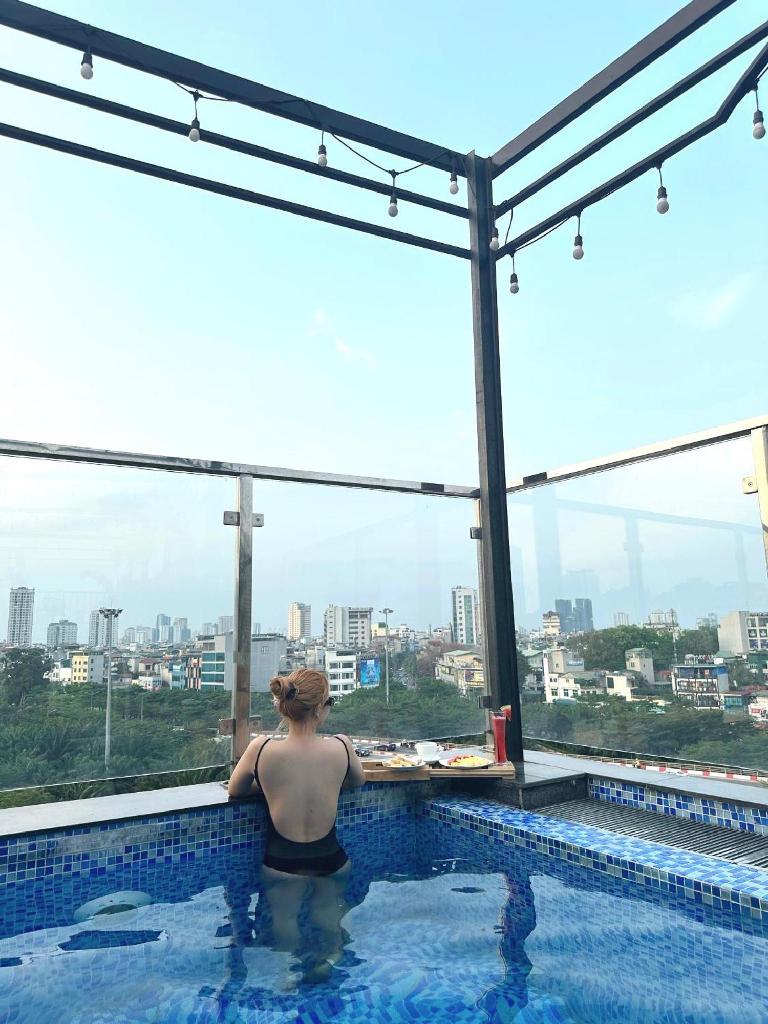 22Land Residence Hotel & Spa Hanoi Exteriör bild