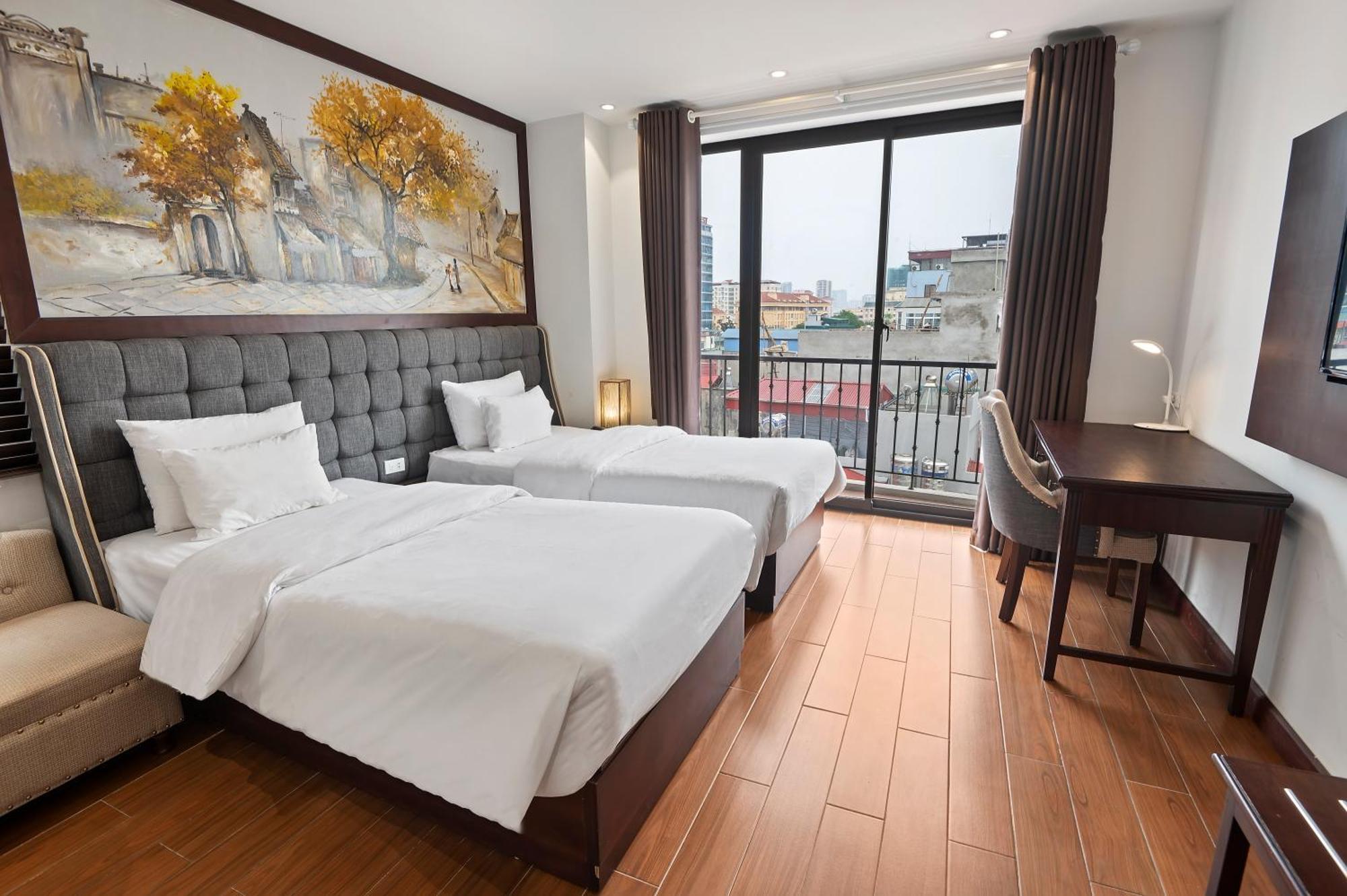 22Land Residence Hotel & Spa Hanoi Exteriör bild