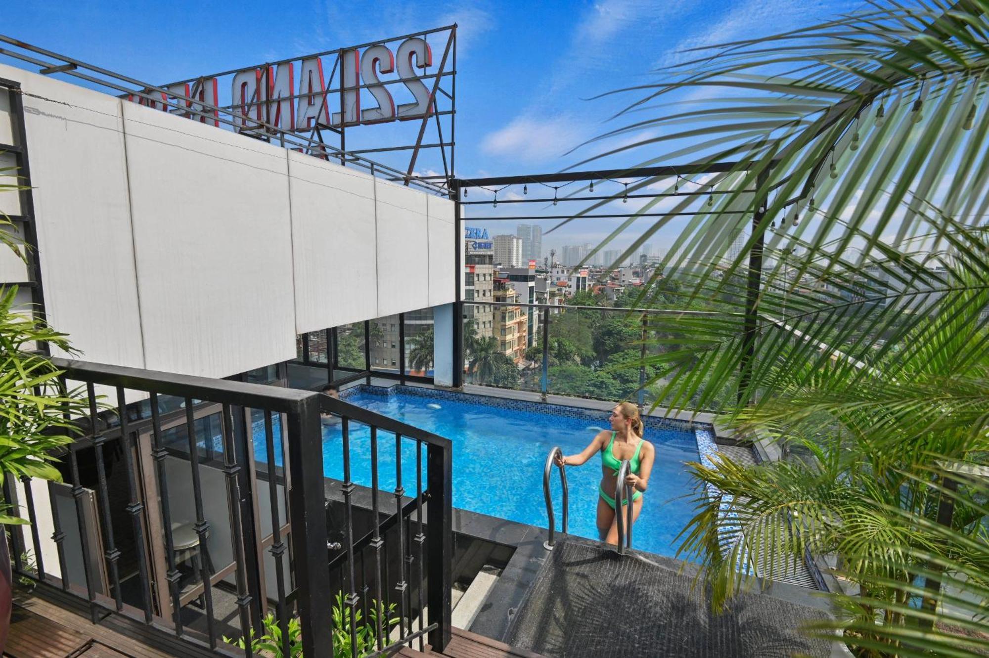 22Land Residence Hotel & Spa Hanoi Exteriör bild