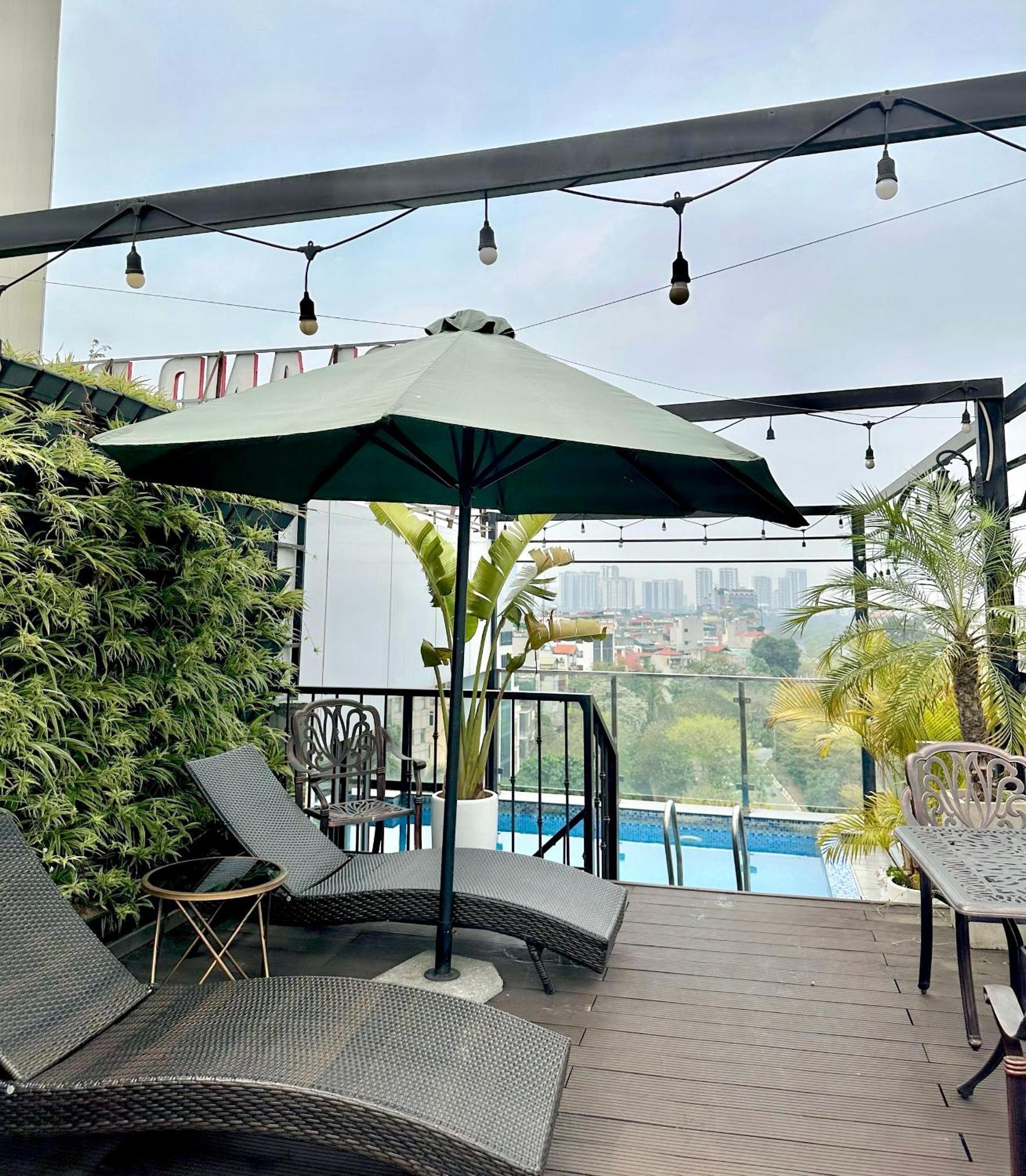 22Land Residence Hotel & Spa Hanoi Exteriör bild